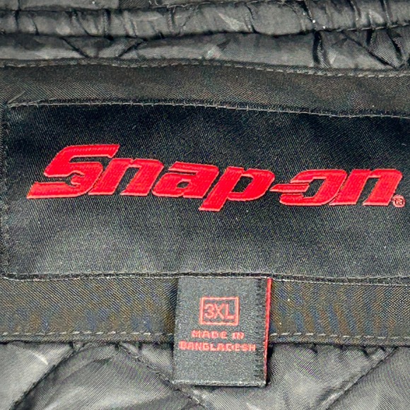 Snap On Mid Atlantic Jacket Men's 3XL Gray Black Hooded Full Zip Mechanic NWOT - Picture 2 of 14